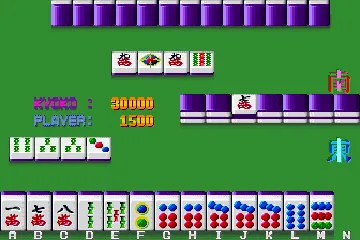 Mahjong Kinjirareta Asobi (Japan) screen shot game playing